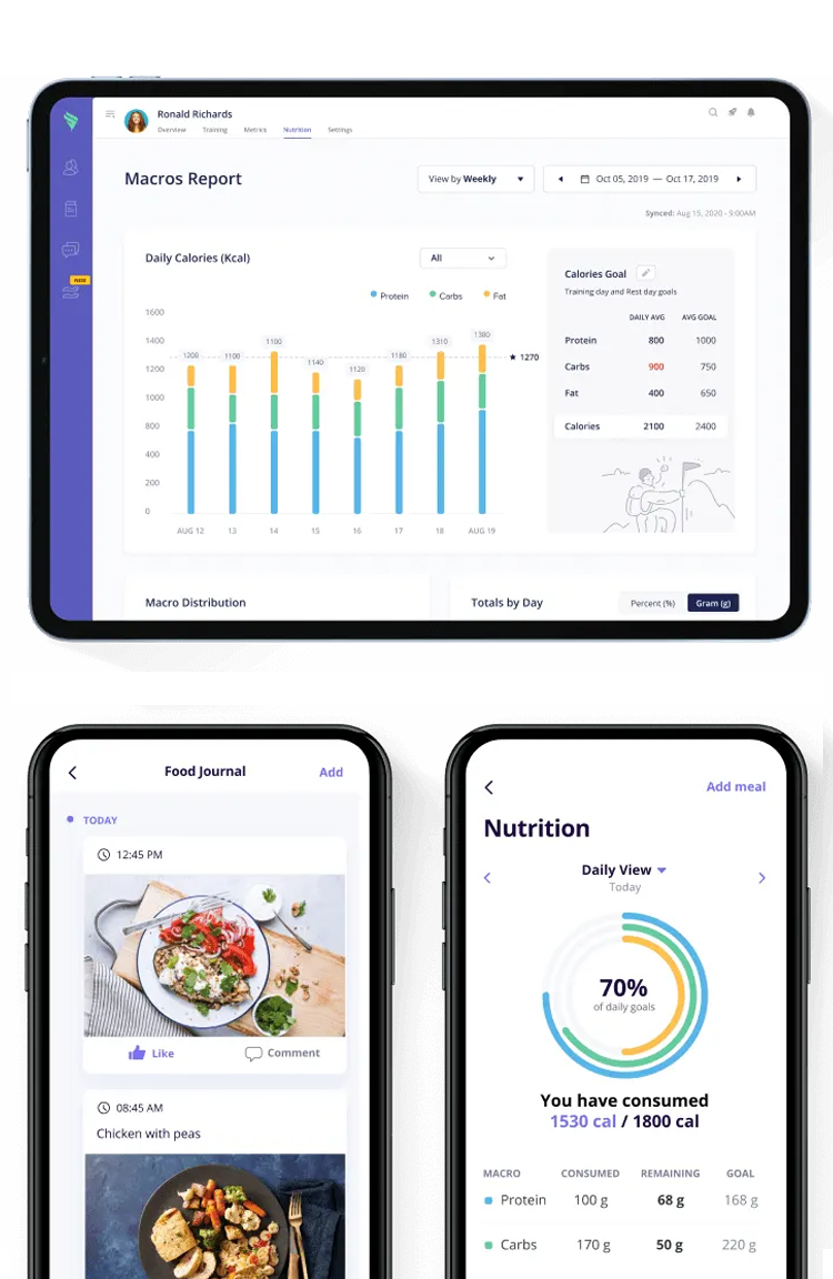 everfit nutrition coaching app